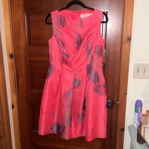 Lela rose pink dress with flowers